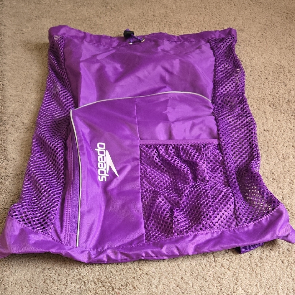 Speedo Purple Mesh Bag